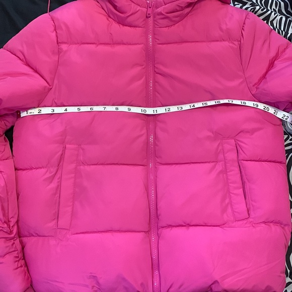 NEW🌟 Pieces Short Pink Puffer Jacket - Picture 3 of 6